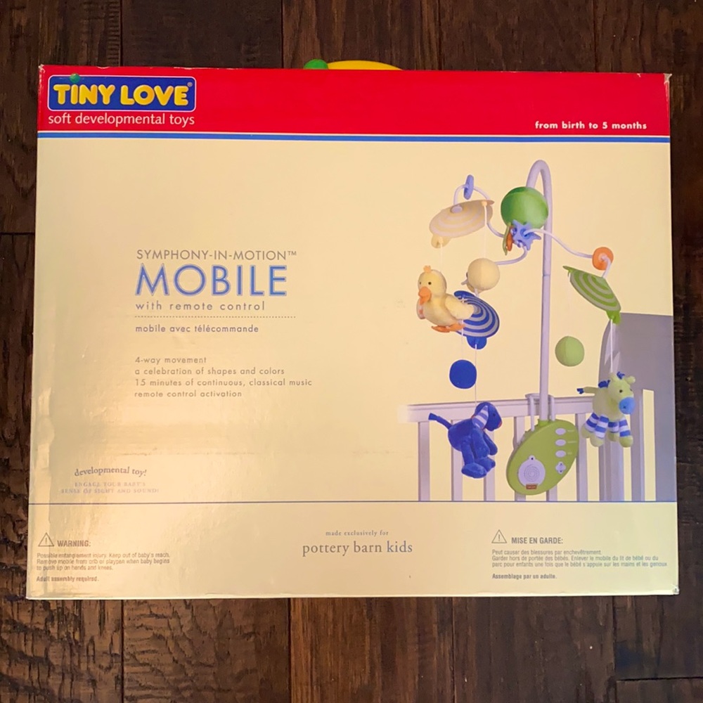 Symphony-in-Motion Crib Mobile with Remote Control